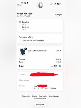 RARE - Eric Emanuel East Hampton Hoodie